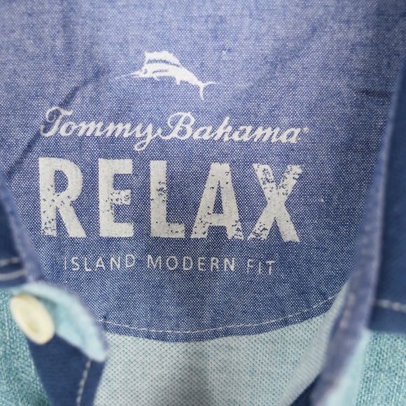 Tommy Bahama Men Polo Golf Shirt Size Medium Relax - Picture 5 of 6